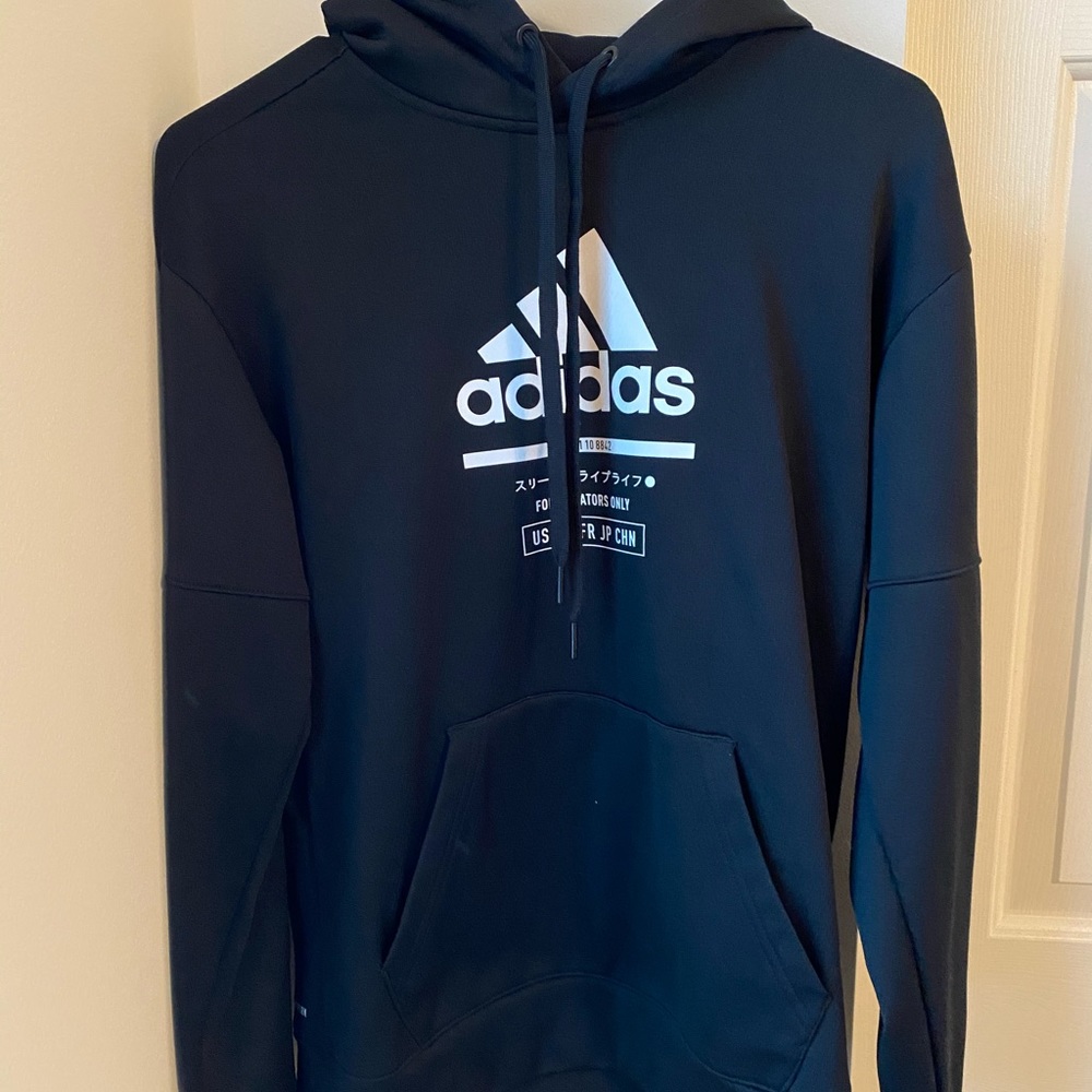 Black Adidas Sweatshirt - Picture 1 of 3